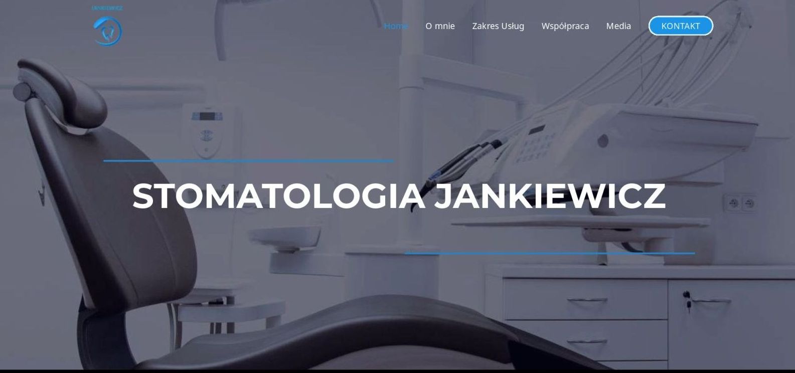 projekty stron www dla stomatologów