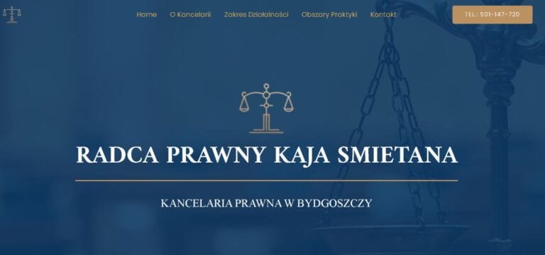 strona www dla prawnika
