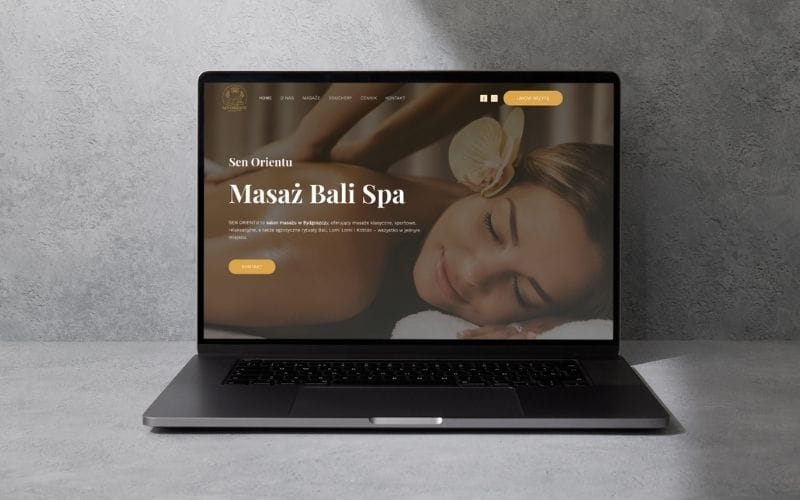 projekty stron dla branży beauty Bydgoszcz