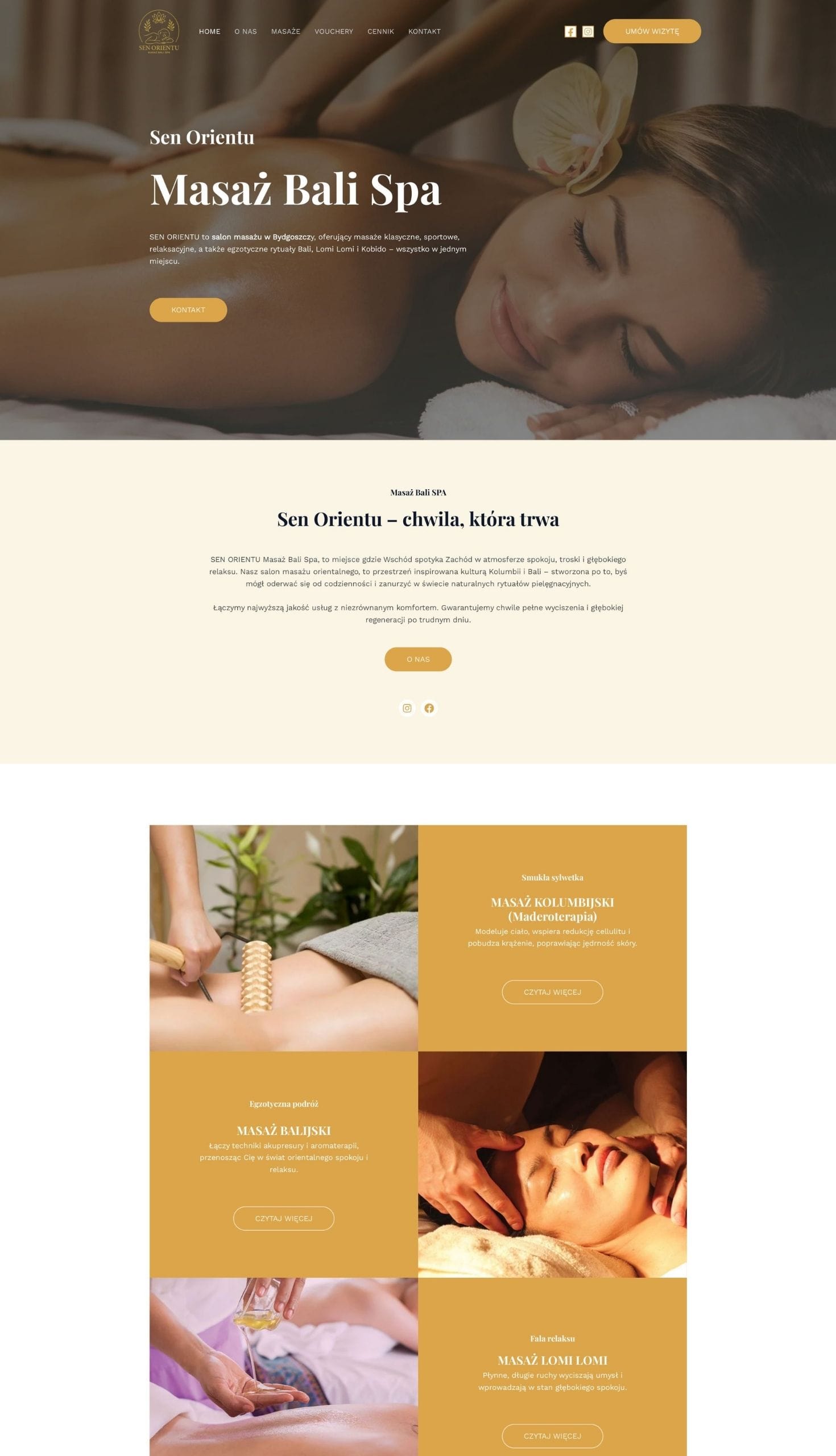 projekty stron www dla branży beauty