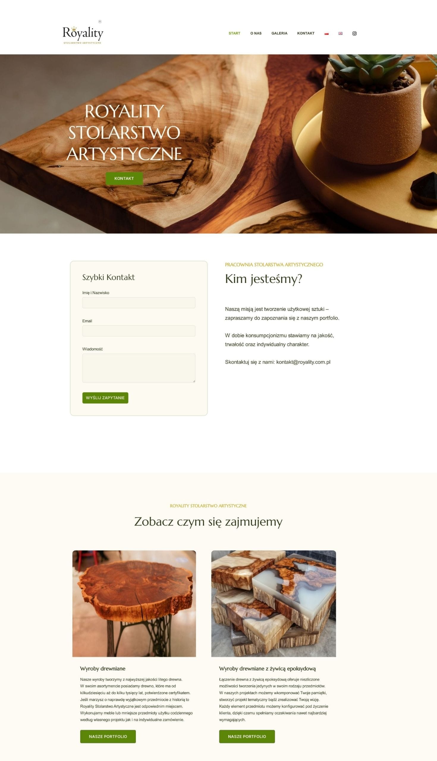 strona www dla firmy